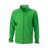 Men's Structure Fleece Jacket Kurtka polarowa męska JN597 - green/ dark-green