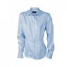 Ladies' Long-Sleeved Blouse Bluzka z długimi rękawami damska JN615 - light-blue