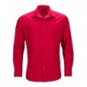 Men's Business Shirt Longsleeve Bluzka biznesowa męska z długim rękawem JN642 - red