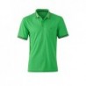 Men's Polo Koszulka polo męska JN702 - green/carbon