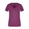 Ladies' Active-V T-shirt damski w serek do aktywnego wypoczynku JN735 - purple
