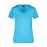 Ladies' Active-V T-shirt damski w serek do aktywnego wypoczynku JN735 - turquoise