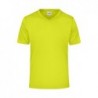Men's Active-V T-shirt męski w serek do aktywnego wypoczynku JN736 - acid-yellow