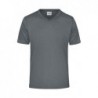 Men's Active-V T-shirt męski w serek do aktywnego wypoczynku JN736 - dark-melange