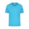 Men's Active-V T-shirt męski w serek do aktywnego wypoczynku JN736 - turquoise