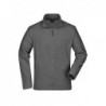 Men's Basic Fleece Jacket Klasyczna bluza polarowa męska z lini basic JN766 - carbon