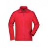 Men's Basic Fleece Jacket Klasyczna bluza polarowa męska z lini basic JN766 - red