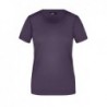 Ladies' Basic-T Klasyczny T-shirt damski lini Basic JN901 - aubergine