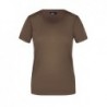 Ladies' Basic-T Klasyczny T-shirt damski lini Basic JN901 - brown