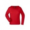 Ladies' Shirt Long-Sleeved Medium Koszulka z długim rękawem damska JN903 - red
