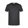 Men's Slim Fit V-T T-shirt Slim Fit z dekoltem w serek męski JN912 - black