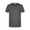 Men's Slim Fit V-T T-shirt Slim Fit z dekoltem w serek męski JN912 - graphite