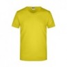 Men's Slim Fit V-T T-shirt Slim Fit z dekoltem w serek męski JN912 - yellow