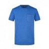 Men's Round-T Pocket T-shirt z kieszonką męski JN920 - royal