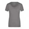 Ladies' Stretch Round-T T-shirt z elastanem  okrągłym dekoltem damski JN926 - charcoal