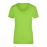 Ladies' Stretch Round-T T-shirt z elastanem  okrągłym dekoltem damski JN926 - lime-green