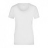 Ladies' Stretch Round-T T-shirt z elastanem  okrągłym dekoltem damski JN926 - white