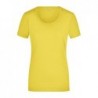 Ladies' Stretch Round-T T-shirt z elastanem  okrągłym dekoltem damski JN926 - yellow