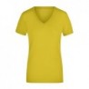 Ladies' Stretch V-T T-shirt z elastanem i dekoltem w serek damski JN928 - yellow