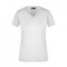 Ladies' Slim Fit V-T T-shirt Slim Fit damski z dekoltem w serek JN972 - white
