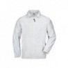 Full-Zip Fleece Bluza polarowa z zamkiem JN044 - white