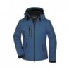 Ladies' Winter Softshell Jacket Zimowa kurtka typu Softshell z ocieplaczem damska JN1001 - navy