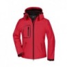Ladies' Winter Softshell Jacket Zimowa kurtka typu Softshell z ocieplaczem damska JN1001 - red
