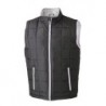 Men's Padded Light Weight Vest Lekki bezrękawnik ocieplony męski JN1037 - black/silver