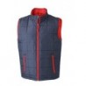 Men's Padded Light Weight Vest Lekki bezrękawnik ocieplony męski JN1037 - navy/red