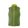 Ladies' Lightweight Vest Lekki dwustronny bezrękawnik damski JN1089 - jungle-green/acid-yellow