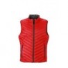 Men's Lightweight Vest Lekki dwustronny bezrękawnik męski JN1090 - red/carbon