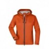 Ladies' Outdoor Jacket Ultra lekka kurtka typu Softshell z membraną TPU damska JN1097 - dark-orange/iron-grey