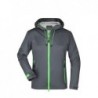 Ladies' Outdoor Jacket Ultra lekka kurtka typu Softshell z membraną TPU damska JN1097 - iron-grey/green