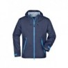 Men's Outdoor Jacket Ultra lekka kurtka typu Softshell z membraną TPU męska JN1098 - navy/cobalt