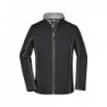Ladies' Zip-Off Softshell Jacket Kurtka Softshell z odpinanymi rękawami damska JN1121 - black/silver