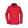 Ladies' Zip-Off Softshell Jacket Kurtka Softshell z odpinanymi rękawami damska JN1121 - red/black