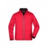Men's Zip-Off Softshell Jacket Kurtka Softshell z odpinanymi rękawami męska JN1122 - red/black