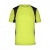 Men's Running-T T-shirt do biegania męski JN306 - fluoyellow/black