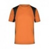 Men's Running-T T-shirt do biegania męski JN306 - orange/black