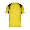 Men's Running-T T-shirt do biegania męski JN306 - yellow/black