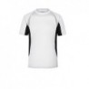 Men's Running-T T-shirt do biegania męski JN391 - white/black