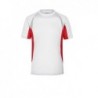 Men's Running-T T-shirt do biegania męski JN391 - white/red