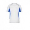 Men's Running-T T-shirt do biegania męski JN391 - white/royal