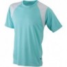 Men's Running-T T-shirt do biegania męski JN397 - mint/white