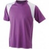 Men's Running-T T-shirt do biegania męski JN397 - purple/white