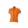 Men's Bike-T Full Zip Koszulka rowerowa rozsuwana męska JN454 - orange
