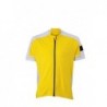 Men's Bike-T Full Zip Koszulka rowerowa rozsuwana męska JN454 - sun-yellow