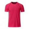 Men's Sports T-Shirt T-shirt sportowy męski JN496 - bright-pink/titan