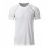 Men's Sports T-Shirt T-shirt sportowy męski JN496 - white/silver