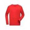 Men's Sports Shirst Long-Sleeved Koszulka sportowa z długim rękawem męska JN522 - bright-red